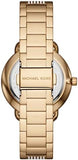Michael Kors Portia Three-Hand Crystals Gold Dial Gold Steel Strap Watch for Women - MK4602 Authentic Buy Shop Now