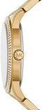 Michael Kors Tibby Three Hand Gold Dial Gold Steel Strap Watch For Women - MK6879 Authentic Buy Shop Now