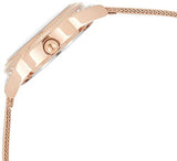 Guess Whisper Silver Dial Rose Gold Mesh Bracelet Watch for Women - W1084L3 Authentic Buy Shop Now
