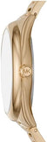 Michael Kors Janelle Quartz Gold Dial Gold Steel Strap Watch For Women - MK7088 Authentic Buy Shop Now
