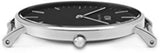 Daniel Wellington Classic Sheffield Black Dial Black Leather Strap Watch For Women - DW00100145 Authentic Buy Shop Now