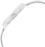 Calvin Klein Minimal Grey Dial Silver Mesh Bracelet Watch for Women - K3M2212X Authentic Buy Shop Now