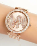 Michael Kors Parker Quartz Rose Gold Dial Rose Gold Steel Strap Watch For Women - MK6660 Authentic Buy Shop Now