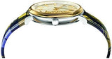 Versace V-Circle The Clans Edition Silver Dial Multicolor Leather Strap Watch for Women - VE8100118 Authentic Buy Shop Now