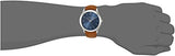 Michael Kors Slim Runway Analog Blue Dial Brown Leather Strap Watch For Men - MK8508 Authentic Buy Shop Now