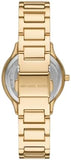 Michael Kors Sage Analog White Dial Gold Steel Strap Watch for Women - MK4822 Authentic Buy Shop Now