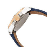 Guess Rigor Analog Blue Dial Blue Denim Strap Watch For Men - W0040G6 Authentic Buy Shop Now