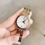 Tissot T Classic Tradition Lady White Dial Rose Gold Steel Strap Watch for Women - T063.210.33.037.00 Authentic Buy Shop Now