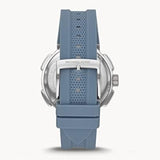 Michael Kors Sidney Chambray Multifunction Blue Dial Blue Silicone Strap Watch For Women - MK7220 Authentic Buy Shop Now