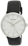 Calvin Klein High Noon Quartz White Dial Black Leather Strap Watch for Men - K8M211C6 Authentic Buy Shop Now