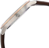 Emporio Armani Giovanni Quartz White Dial Brown Leather Strap Watch For Men - AR11211 Authentic Buy Shop Now