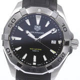 Tag Heuer Aquaracer Quartz Black Dial Black Rubber Strap Watch for Men - WBD1110.FT8021 Authentic Buy Shop Now