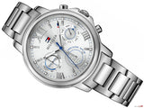 Tommy Hilfiger Claudia Silver Dial Silver Steel Strap Watch for Women - 1781741 Authentic Buy Shop Now