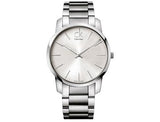 Calvin Klein City Silver Dial Silver Steel Strap Watch for Men - K2G2G146 Authentic Buy Shop Now