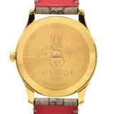 Gucci G Timeless Quartz Brown Dial Brown Leather Strap Watch For Men - YA1264158 Authentic Buy Shop Now
