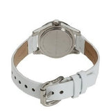 Marc Jacobs Blade White Dial White Leather Strap Watch for Women - MBM1097 Authentic Buy Shop Now