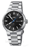 Oris TT1 Day Date Black Dial Silver Steel Strap Watch for Men - 0173577524154-0782408 Authentic Buy Shop Now