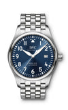 IWC Le Petit Prince XVIII Edition Blue Dial Silver Steel Strap Watch for Men - IW327014 Authentic Buy Shop Now