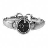Gucci Guccisima Quartz Black Dial Silver Steel Strap Watch For Women - YA134501 Authentic Buy Shop Now