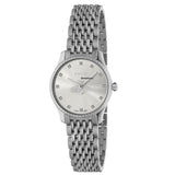 Gucci G Timeless Quartz Silver Dial Silver Steel Strap Watch For Women - YA1265019 Authentic Buy Shop Now