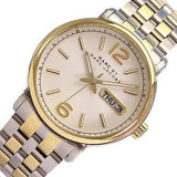Marc Jacobs Fergus White Dial Two Tone Steel Strap Watch for Men - MBM5079 Authentic Buy Shop Now