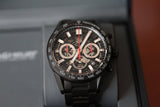 Tag Heuer Carrera Automatic Chronograph Black Dial Black Steel Strap Watch for Men - CBG2090.BH0661 Authentic Buy Shop Now