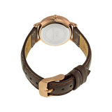 Daniel Wellington Classy York White Dial Brown Leather Strap Watch For Women - DW00100061 Authentic Buy Shop Now