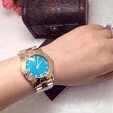 Marc Jacobs Amy Green Dial Gold Steel Strap Watch for Women - MBM8624 Authentic Buy Shop Now