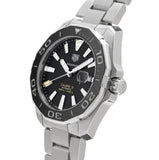 Tag Heuer Aquaracer Caliber 5 Black Dial Silver Steel Strap Watch for Men - WAY201A .BA0927 Authentic Buy Shop Now