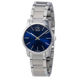 Calvin Klein City Blue Dial Silver Steel Strap Watch for Women - K2G2314N Authentic Buy Shop Now