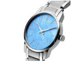 Calvin Klein City Mother of Pearl Blue Dial Silver Steel Strap Watch for Women - K2G2314X Authentic Buy Shop Now