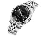 Calvin Klein Infinity Black Dial Silver Steel Strap Watch for Men - K5S34141 Authentic Buy Shop Now