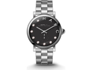 Marc Jacobs Blade Black Dial Silver Steel Strap Watch for Women - MBM8672 Authentic Buy Shop Now