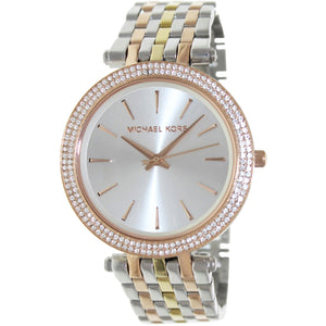 Michael Kors Darci Silver Dial Two Tone Stainless Steel Strap Watch for Women - MK3203 Authentic Buy Shop Now