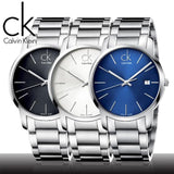 Calvin Klein City Silver Dial Silver Steel Strap Watch for Men - K2G2G146 Authentic Buy Shop Now