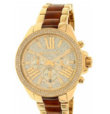 Michael Kors Wren Gold Dial Two Tone Steel Strap Watch for Women - MK6294 Authentic Buy Shop Now