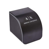 Armani Exchange Hampton Chronograph Black Dial Silver Steel Strap Watch For Men - AX2163 Authentic Buy Shop Now