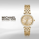 Michael Kors Darci Gold Dial Gold Steel Strap Watch for Women - MK3430 Authentic Buy Shop Now