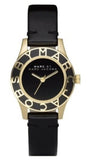 Marc Jacobs Blade Black Dial Black Leather Strap Watch for Women - MBM1159 Authentic Buy Shop Now