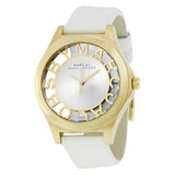 Marc Jacobs Henry Skeleton White Dial White Leather Strap Watch for Women - MBM1339 Authentic Buy Shop Now