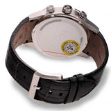 Hugo Boss Rafale Chronograph Quartz Silver Dial Black Leather Strap Watch For Men - 1513403 Authentic Buy Shop Now