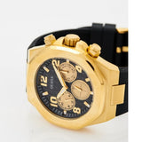 Guess Empire Chronograph Quartz Black Dial Black Silicon Strap Watch For Men - GW0583G2 Authentic Buy Shop Now