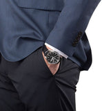 Tag Heuer Carrera Automatic Black Dial Black Leather Strap Watch for Men - WAR201A.FC6266 Authentic Buy Shop Now