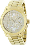 Michael Kors Runway Gold Dial Gold Steel Strap Watch for Women - MK5706 Authentic Buy Shop Now
