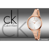 Calvin Klein Lively White Dial Rose Gold Steel Strap Watch for Women - K4U23626 Authentic Buy Shop Now