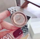 Michael Kors Darci Rose Gold Dial Silver Steel Strap Watch for Women - MK3446 Authentic Buy Shop Now