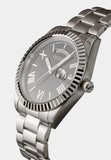Guess Connoisseur Black Dial Silver Steel Strap Watch for Men - GW0265G1 Authentic Buy Shop Now