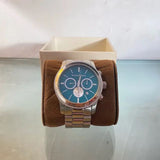 Michael Kors Runway Quartz Blue Dial Silver Steel Strap Watch For Women - MK5953 Authentic Buy Shop Now