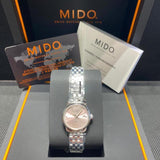 Mido Baroncelli III Automatic Silver Dial Silver Steel Strap Watch For Men - M8600.4.67.1 Authentic Buy Shop Now