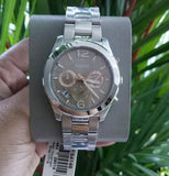 Fossil Perfect Boyfriend Taupe Dial Silver Steel Strap Watch for Women - ES4146 Authentic Buy Shop Now